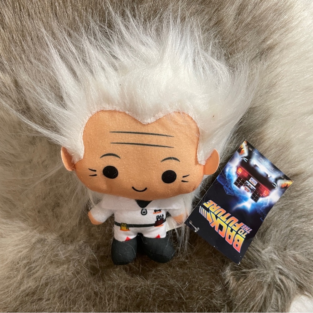 NWT Toy Factory Back to the Future Chibi Plush 7” - Doc Brown